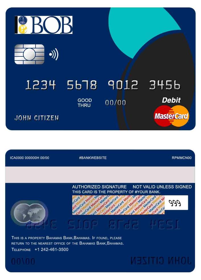 Bahamas Bank of the Bahamas bank mastercard